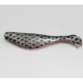 PINKIE 13 CM. COLOR CLEAR SILVER GLITTER BLACK
