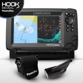 Sonda GPS Plotter Lowrance HOOK Reveal 7 HDI 83/200 PoweryMax Ready