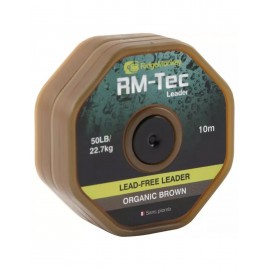 RidgeMonkey RM-TEC Lead Free Leader 50lb 22.70kg Organic Brown 10m