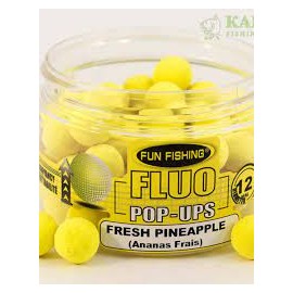 FUN FISHING FLUO POP -UPS FRESGH PINEAPPLE 12MM