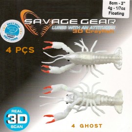 Savage Gear LB 3D Crayfish 8 cm. Ghost