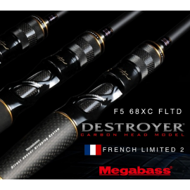 Megabass Destroyer F5-68X FLTD 6'8'' 1/4 - 1OZ 12-25LB