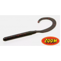 ZOOM C TAIL WORM BLACK RED GLITTER