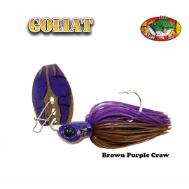 AGR Chatterbait Goliat 3/8oz Brown Purple Craw