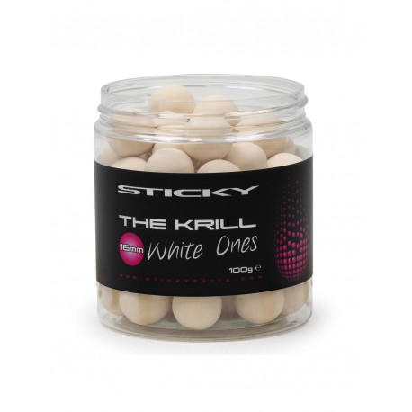 STICKY THE KRILL POPUP 16MM WHITE ONES 100G