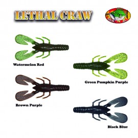 AGR BAITS LETHAL CRAW WATERMELON RED